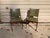 Mid 20th Century Pair of Mid Century Green Vinyl Side Chairs For Sale - Image 5 of 11