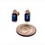 Natural Sapphire Diamond Earrings 14k Gold 2.14 TCW Certified For Sale - Image 4 of 11