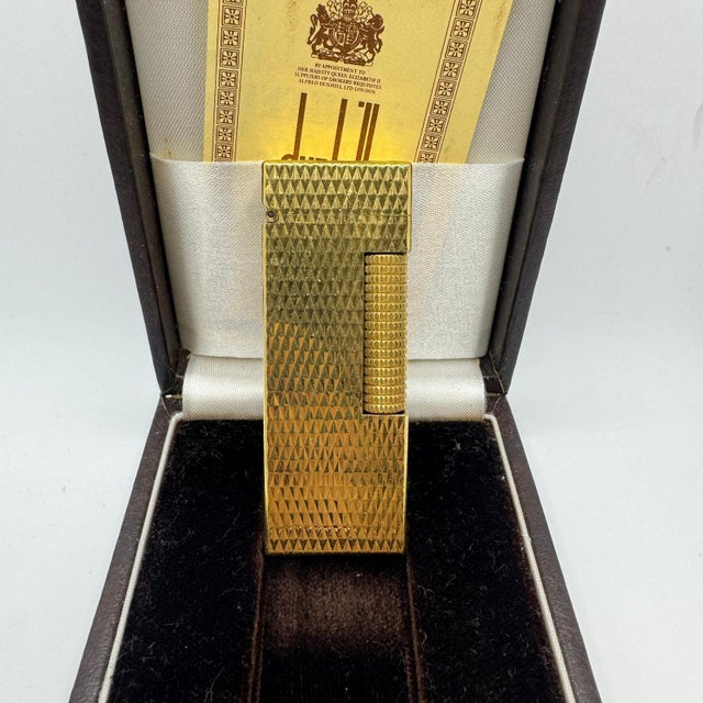 The James Bond Vintage Dunhill 18K Gold Plated Lighter