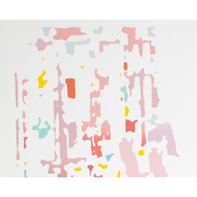 1980s “Modern Dining Room” Serigraph Print by Roger Benedetti For Sale - Image 4 of 8