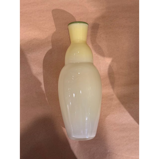 Vintage Studio Paran Blown Glass Vase For Sale - Image 4 of 4