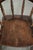 Brown Antique Late 19th Century English Wooden Captain Chairs, Set of 4 For Sale - Image 8 of 18