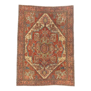 Late 19th Century Persian Serapi Rug, 09'02 X 12'09 For Sale