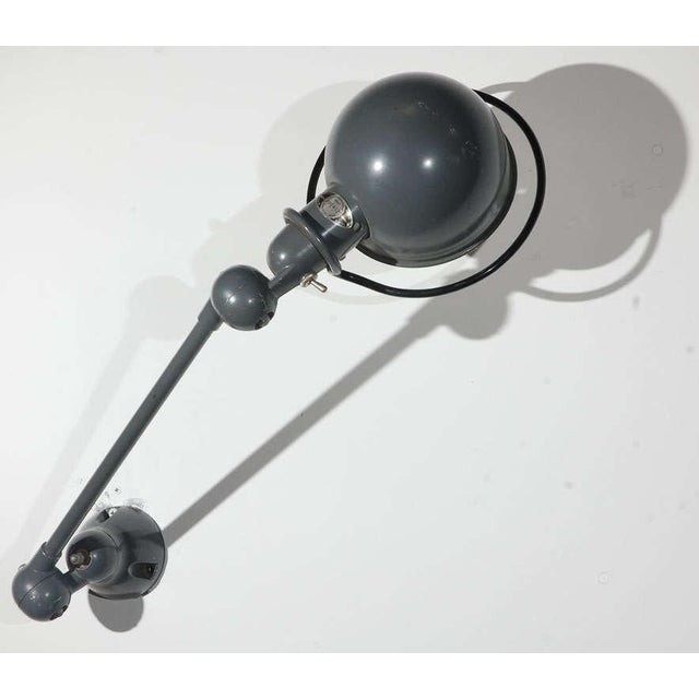 Vintage Jielde Factory French Industrial Metal Lamp For Sale - Image 10 of 10