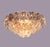 Gold Kinkeldey Flush Mount Crystal & Gilt Brass Chandelier, Germany, 1970s For Sale - Image 8 of 11