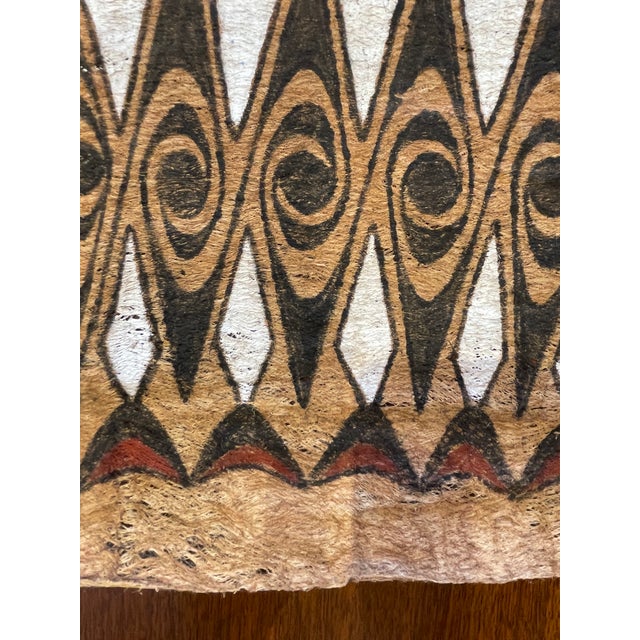 1960s Painted Bark Cloth Papua New Guinea For Sale In San Francisco - Image 6 of 10