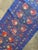 Blue Silk Suzani Table Runner With Pomegranate Vine For Sale - Image 9 of 10