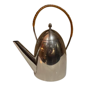1940s Bauhaus Stainless Tea Kettle Pot Style Peter Behrens