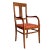Brown Austrian Walnut Armchairs by Josef Hoffmann for Wiener Werkstätte For Sale - Image 8 of 8