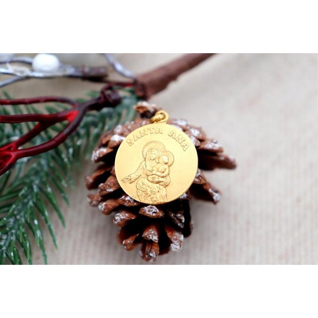 19.2k Gold Pendant For Sale - Image 5 of 6