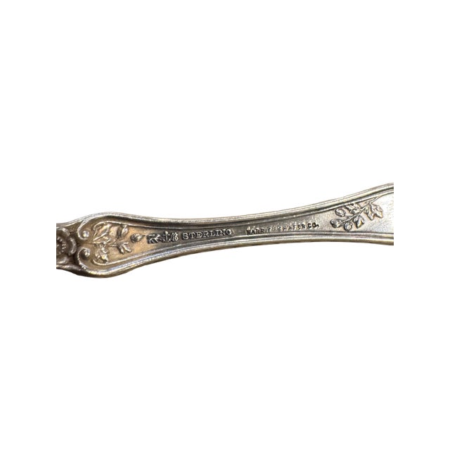 1900 - 1909 Antique Gorham Sterling Silver Tablespoon. Monogram " Mlh" For Sale - Image 5 of 5