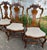 Very fine set of 10 18th century Italian carved walnut dining chairs from the late baroque- early rococo period. Recently...
