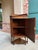 Antique English Tiger Oak Corner Cabinet Barley Twist Jacobean Arts & Crafts For Sale - Image 15 of 18