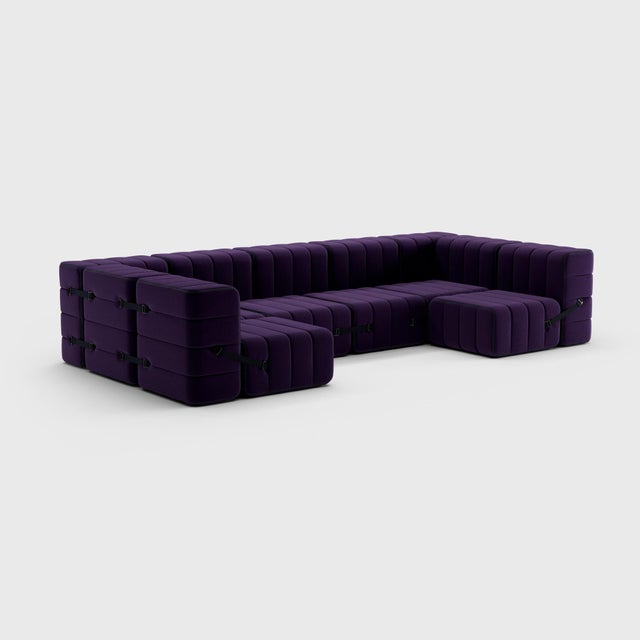 Modular Lounge Sofa in Jet from Ambivalenz, Set of 15 For Sale - Image 15 of 18