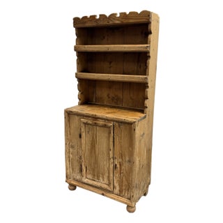 Antique European Pine Open Hutch Cupboard, Circa 1830 For Sale