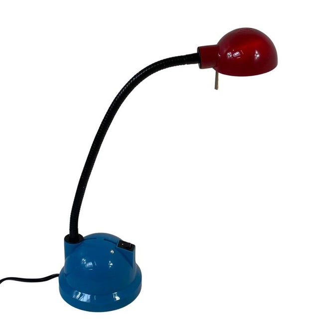 Metal Postmodern Desk Lamp with Adjustable Gooseneck For Sale - Image 7 of 7