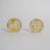 Mid-Century Modern Pair of Signed Mid-Century Modern Art Glass Paperweights – “Gold in the Sea” Design For Sale - Image 3 of 6