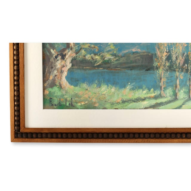 French Countryside Landscape Painting For Sale - Image 4 of 4