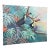 Monumental Vintage Tropical Toucan Painting on Canvas For Sale