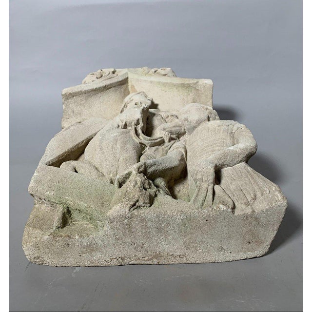 High-relief limestone sculpture, 15th century, Stations of the Cross For Sale - Image 4 of 6