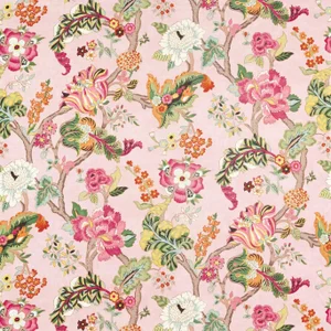 Sanderson Fusang Tree Fabric in Peach Blossom