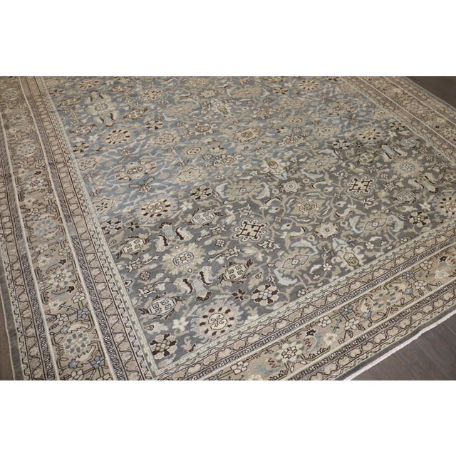 Early 20th Century Blue Oversize Malayer Rug - 10' x 16'9" For Sale - Image 11 of 11