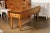 English 1875s Pine Drop Leaf Table with Two Lateral Drawers and Turned Legs For Sale - Image 12 of 13