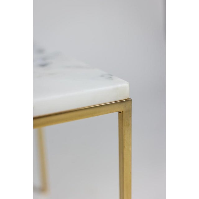 End Tables in Marble and Gilded Bronze, 1970s For Sale - Image 13 of 18