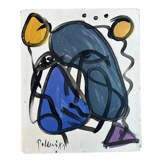 1987 Original Peter Keil Painting For Sale