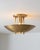 Brass Handmade Mid-Century Modern Brass Flush Mount Ceiling Light Art Deco Organic Design Lighting for Entryway, Bedroom, Dining For Sale - Image 8 of 16