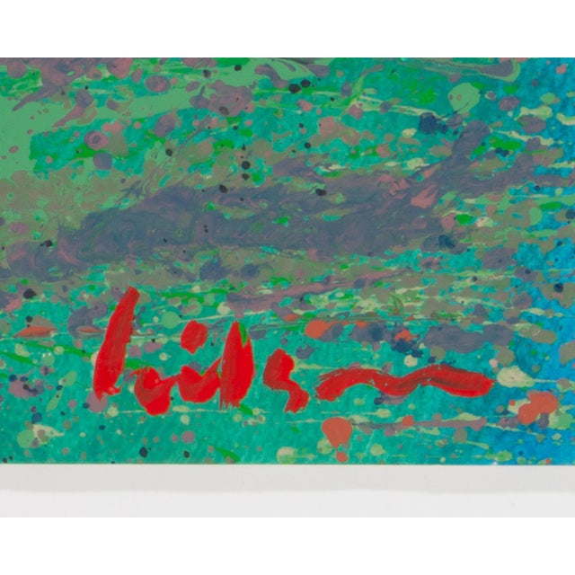 Abstract 1980s Abstract Acrylic Landscape by Harry Hilson For Sale - Image 3 of 7