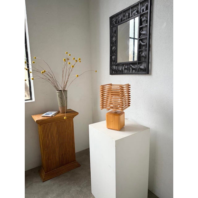 Constructivist Wooden Table Lamp, 1980s For Sale - Image 12 of 18
