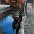 An Italian Oil Painting on Canvas Depicting the Canal of Venice captures the serene beauty of the iconic waterway, with...