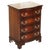 Small Vintage Serpentine Mahogany Chest of Drawers For Sale