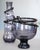 Matched two-piece “Cleopatra” glass ensemble designed by Ulrica Hydman-Vallien for Kosta Boda, comprising a tall carafe...