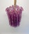 Amethyst Murano Glass Poliedri Chandelier by Carlo Scarpa, 1990s For Sale - Image 10 of 18