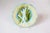 A French Napoleon III period majolica asparagus plate from the mid-19th century, with scalloped edge, turquoise and...