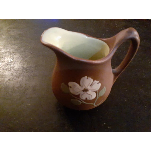 These are GORGEOUS 3" Pigeon Forge Pottery Tennessee 2pcs Creamer & Sugar Set. Procured at auction MINIATURE