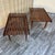 Mid-Century Modern A Pair of Newly Restored Mid Century Modern George Nelson Style Wood Slat Benches / Side Tables. For Sale - Image 3 of 18