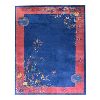 1920s Chinese Art Deco Rug For Sale