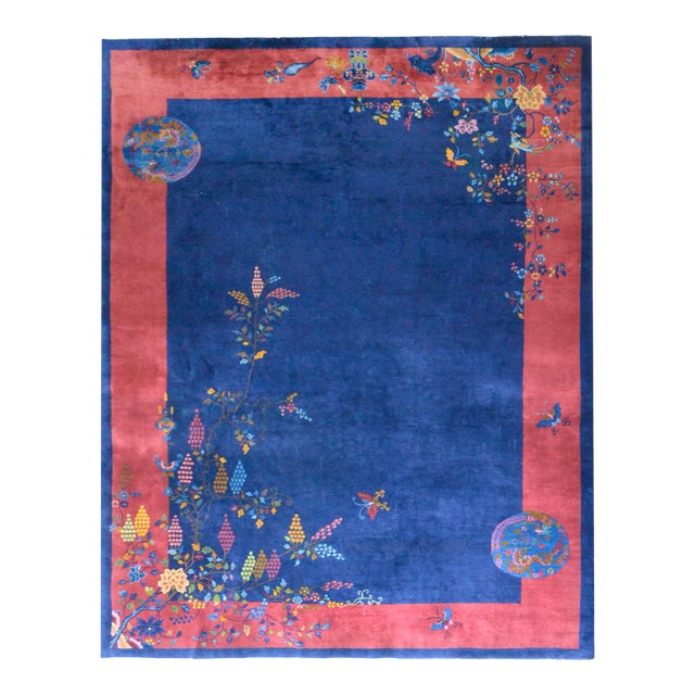 1920s Chinese Art Deco Rug For Sale