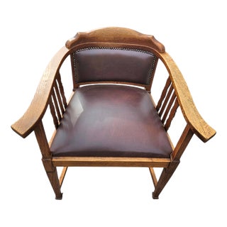 Art Nouveau Lounge Chair For Sale