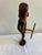Vintage Hand-Carved Maasai Warrior Wood Sculpture For Sale In Oklahoma City - Image 6 of 10
