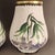 White Pair of Vintage Cloisonné Enamel Iris Floral Lidded Jars / Tea Caddies For Sale - Image 8 of 9