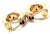 Mid 20th Century Mid 20th Century Tiffany & Co. Etoile Diamond Yellow Gold and Platinum Hoop Earrings, Pair For Sale - Image 5 of 11