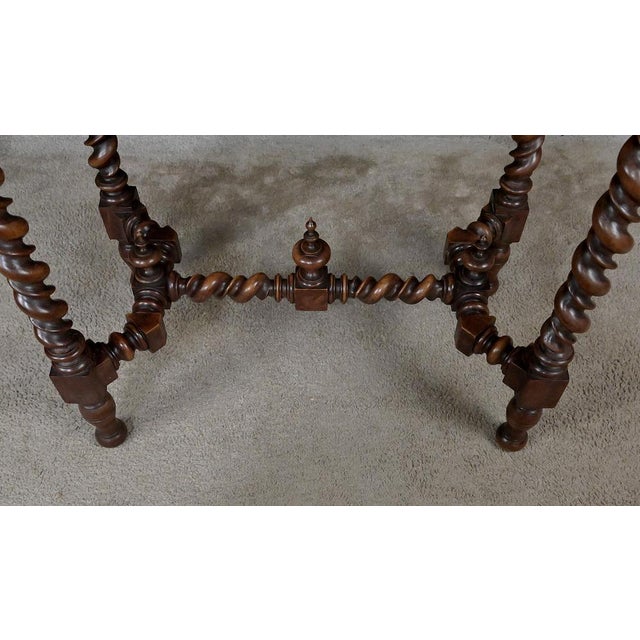 Henri II Walnut Writing Desk, 19th Century For Sale - Image 15 of 18