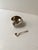 Early 20th Century Early 20th Century Sterling Silver Salt Cellar and Spoon For Sale - Image 5 of 7