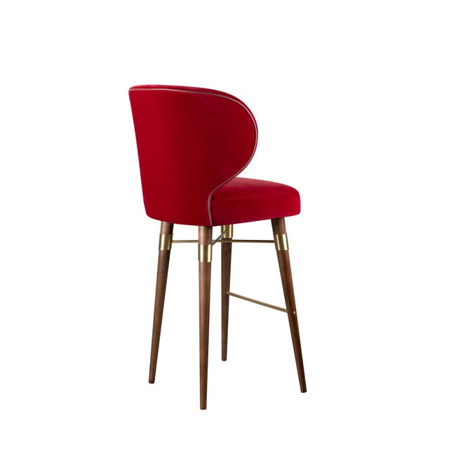 Not Yet Made - Made To Order Louis Bar Chair by Ottiu For Sale - Image 5 of 9