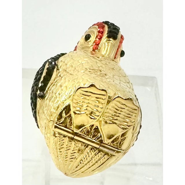90s Judith Leiber Penguin Pillbox Pill Box Bird Vintage Chairish