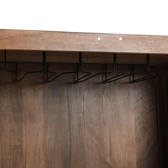 Brown Deco Front Bar Cabinet For Sale - Image 8 of 9